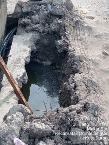 Akibat  Tumpang Tindih Diduga Proyek PDAM Asal Asalan Menempatkan Lokasi Pipanya